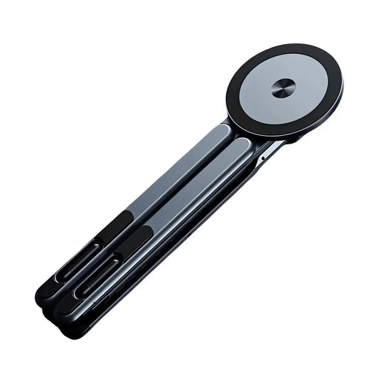 Aluminum Alloy Multifunctional Foldable Magnetic Stand, Portable Selfie Stick I-Phone Holder Adjustable Ergonomic Laptop Bracket