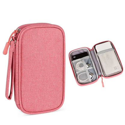Portable Cable Organizer Waterproof Storage Bag for Power Bank Digital Cable Case Earphone Oxford Cloth Earphone Holder Case